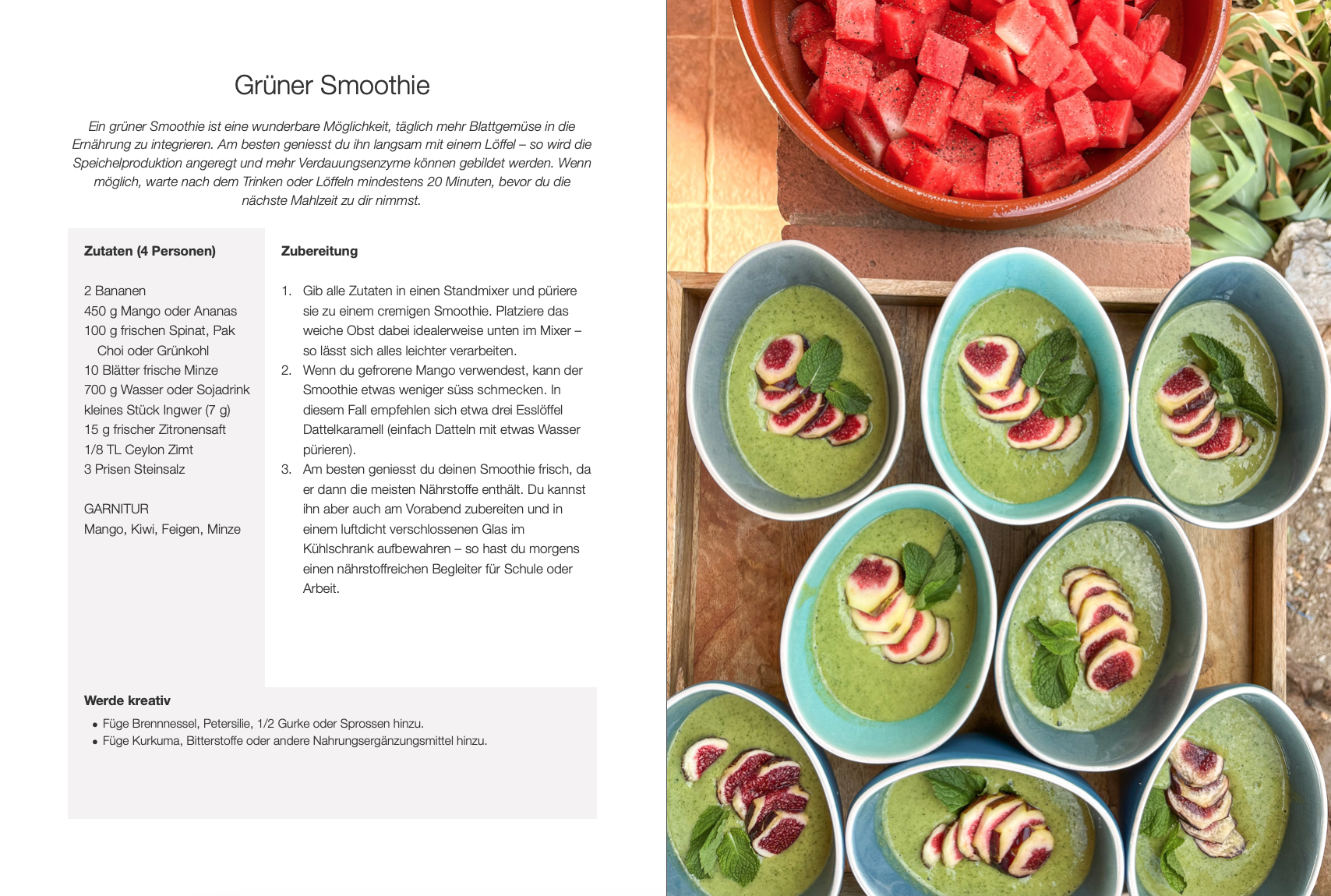 Grüner Smoothie